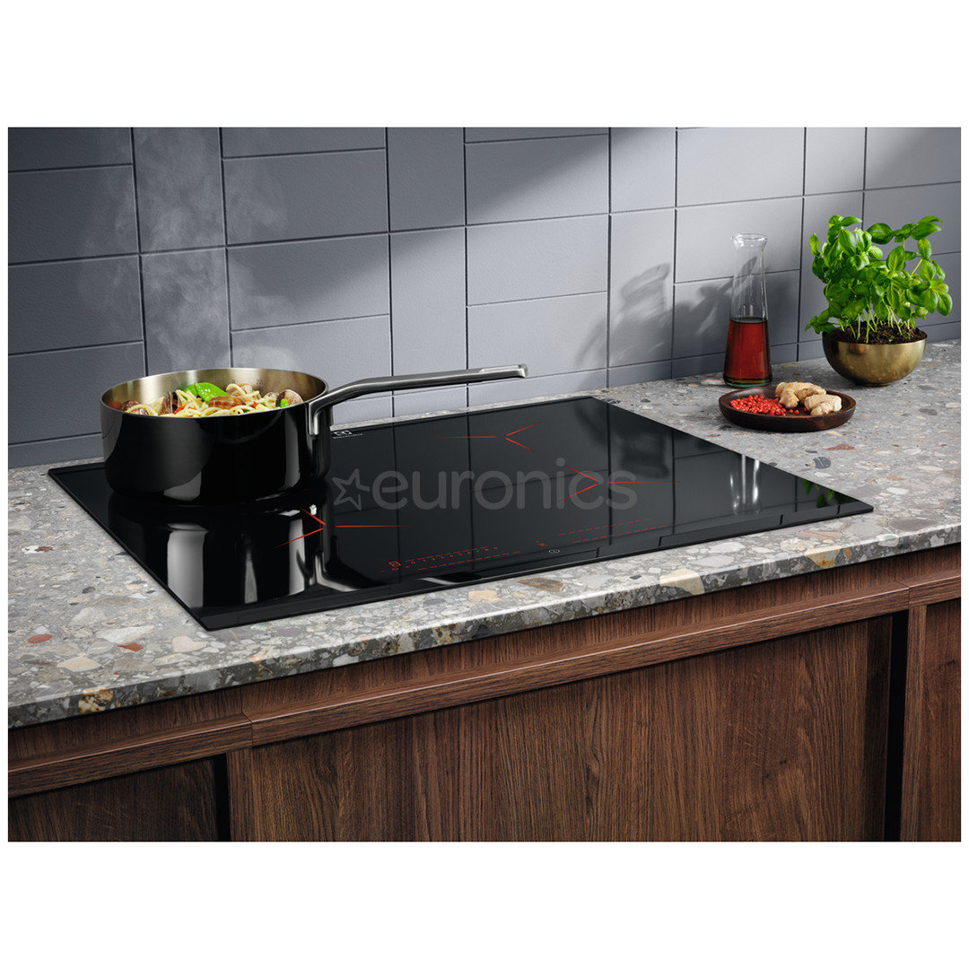 Electrolux 600 Pure, width 59 cm, frameless, black - Built-in Induction Hob
