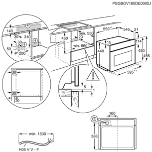 Built-in compact-microwave oven Electrolux