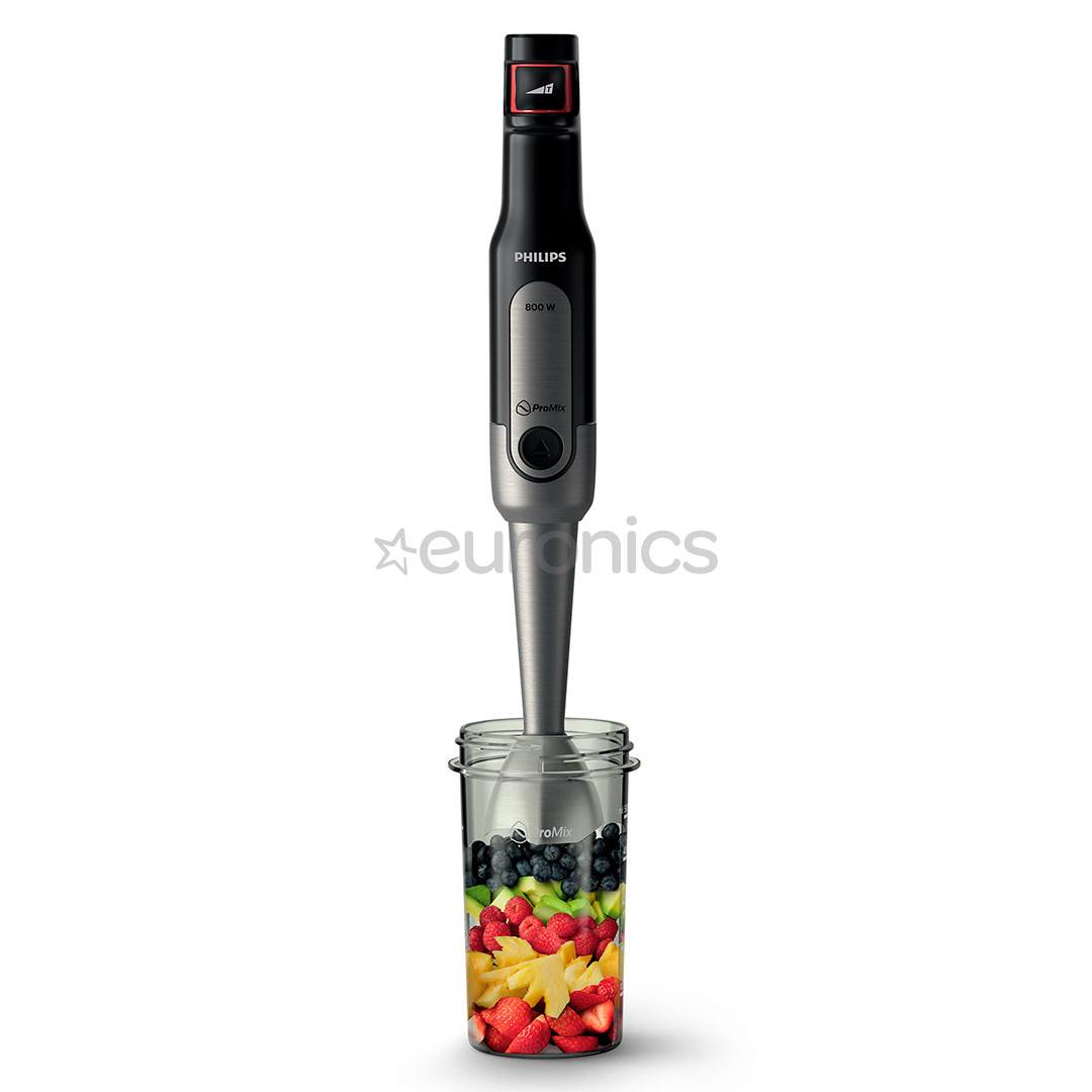 Philips Viva Collection ProMix, 800 Вт, черный/серебристый - Погружной блендер
