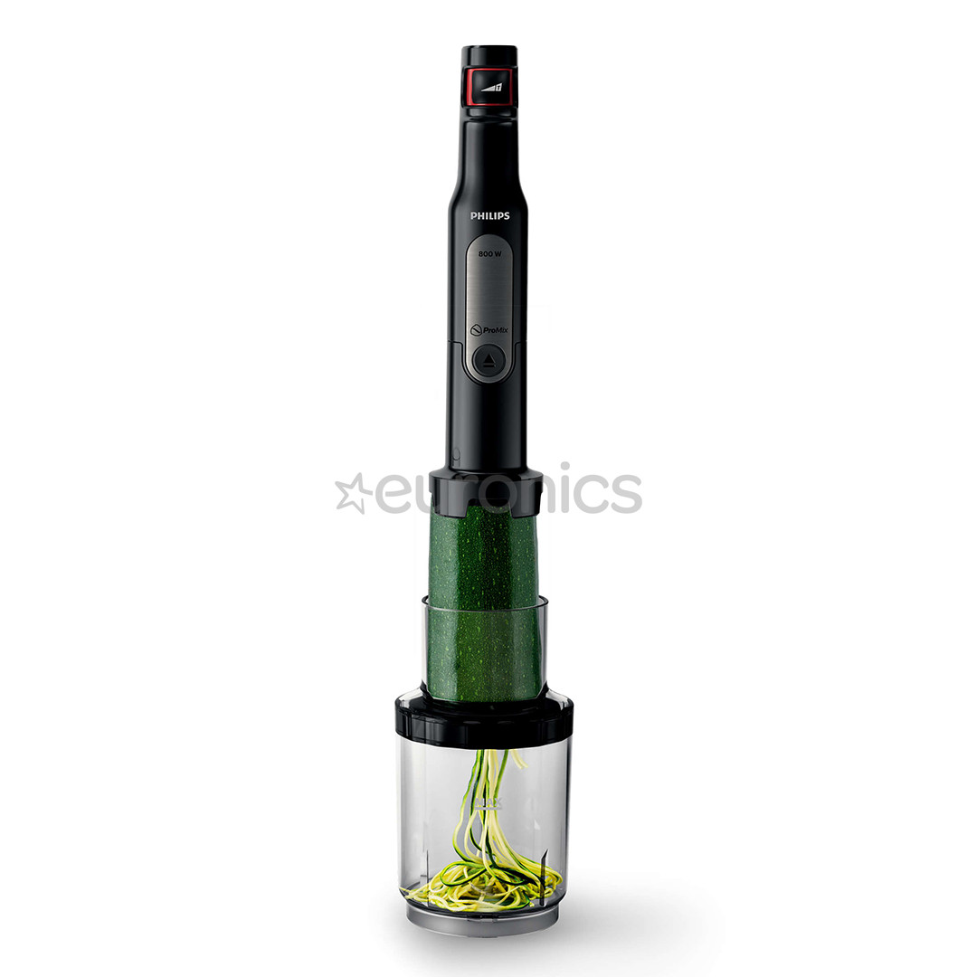 Philips Viva Collection ProMix, 800 Вт, черный/серебристый - Погружной блендер