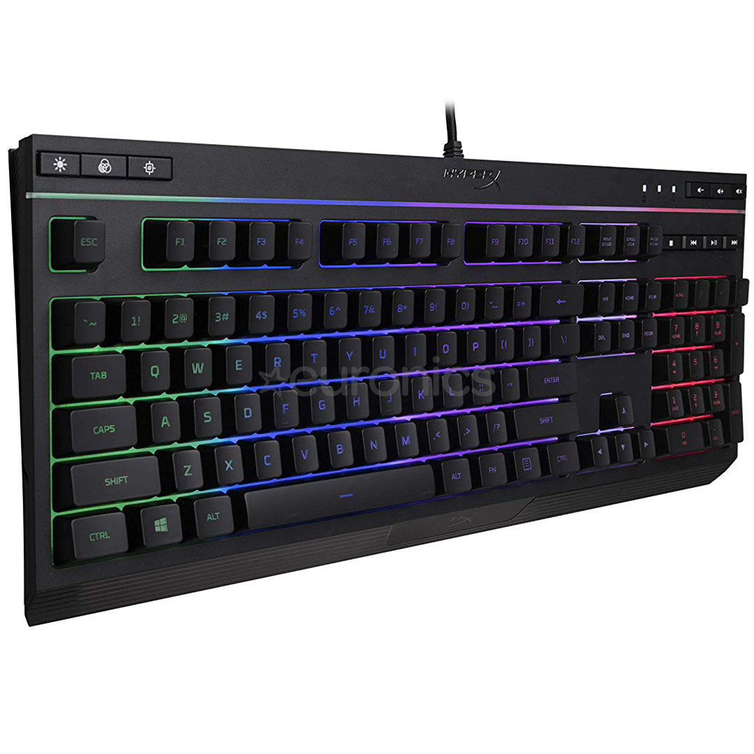 HyperX Alloy Core RGB, US, must - Klaviatuur