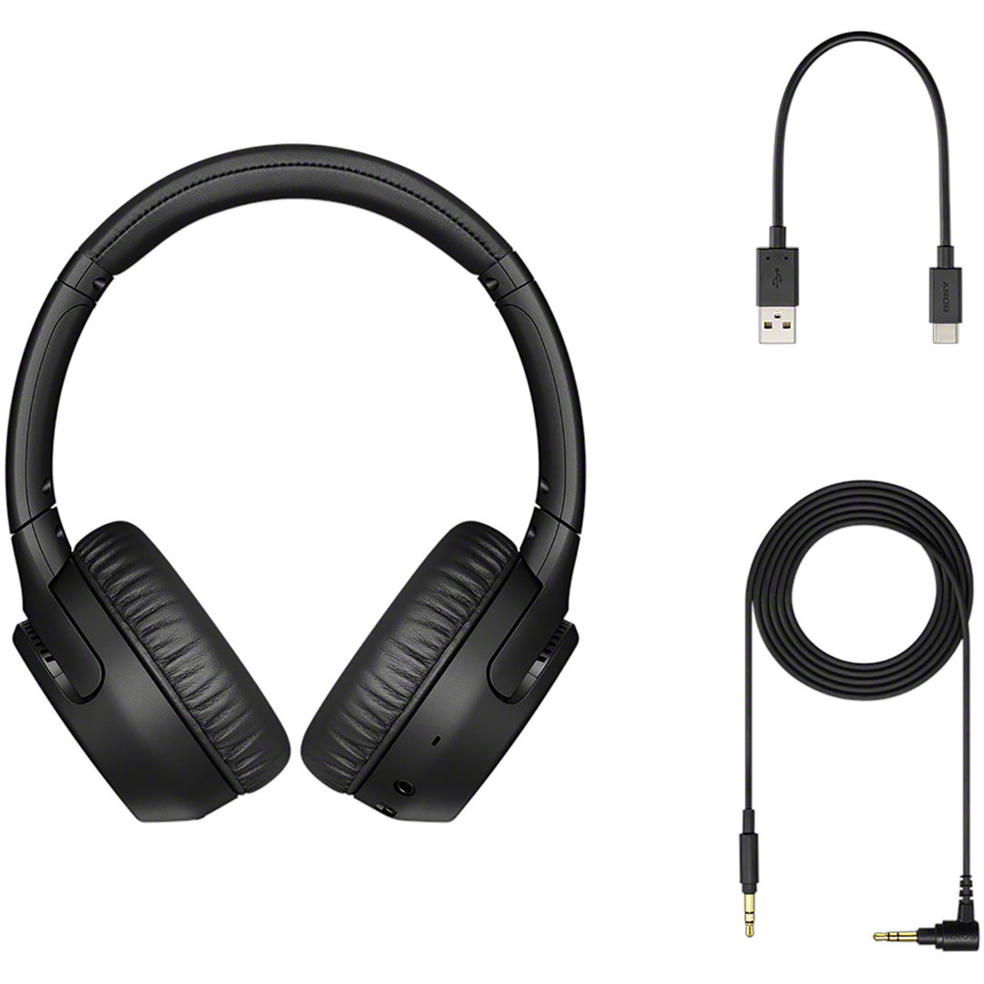Sony XB700 Extra Bass, must - Kõrvapealsed juhtmevabad kõrvaklapid