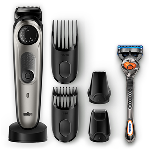 Beard trimmer Braun + Gillette Fusion razor