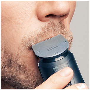 Beard trimmer Braun + Gillette Fusion razor
