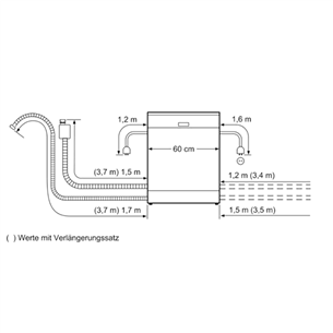 Built-in dishwasher Bosch (13 place settings)