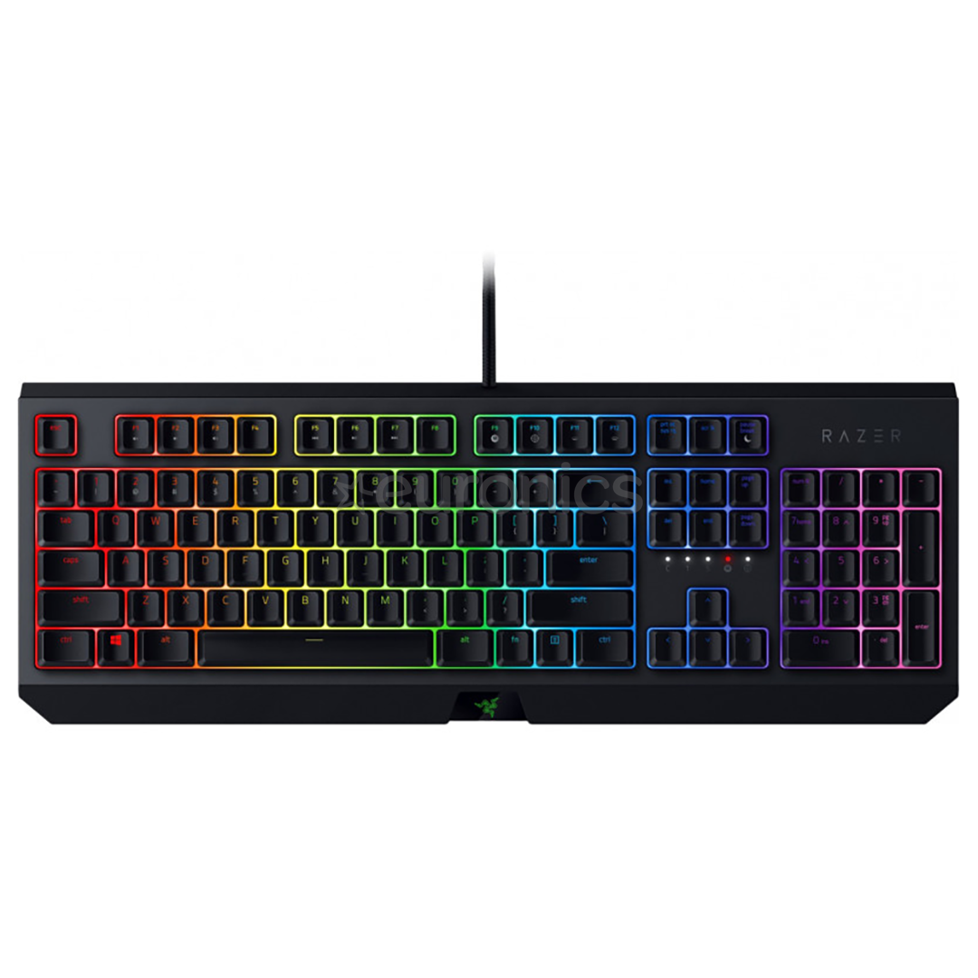 Klaviatuur Razer BlackWidow Green Switch (RUS)