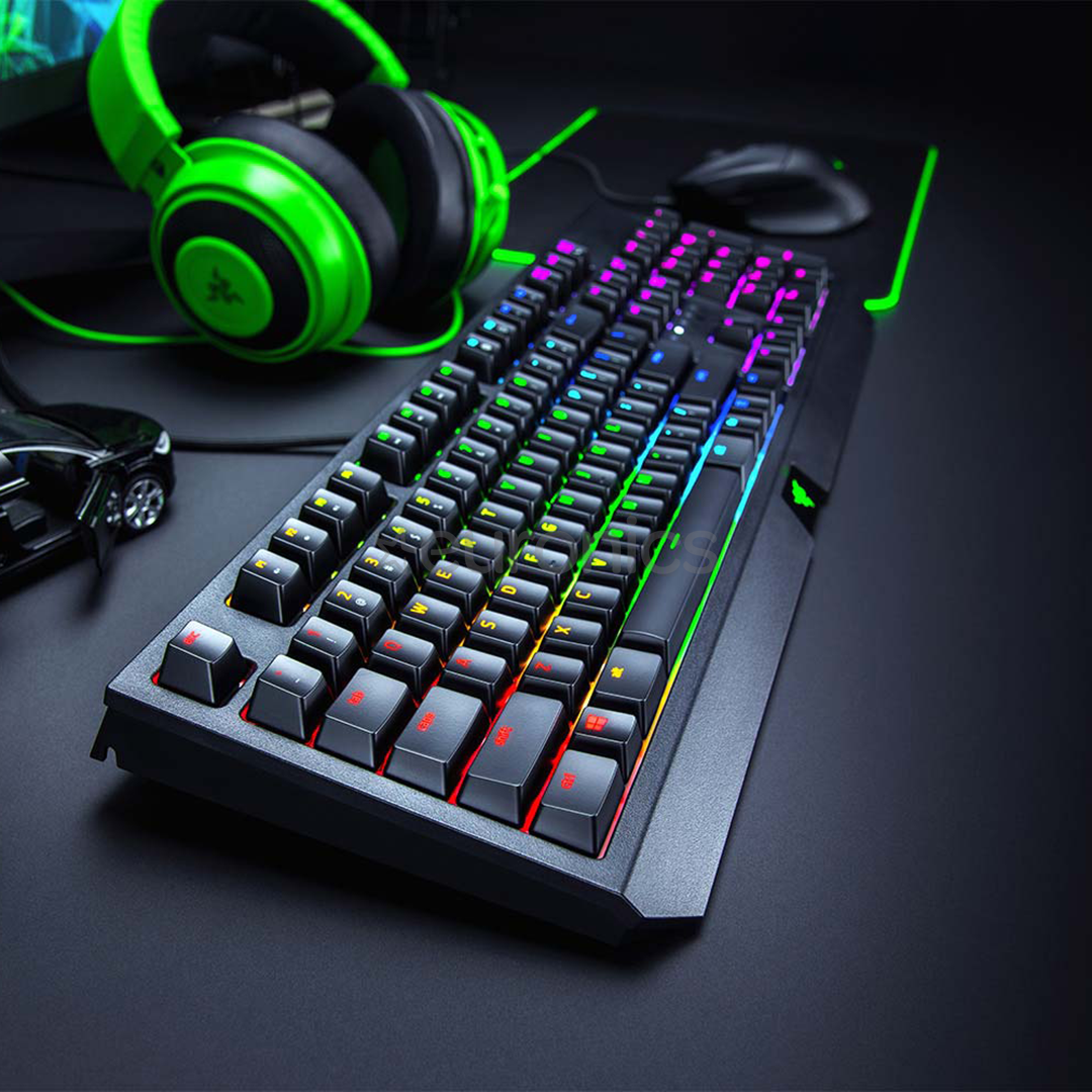 Klaviatuur Razer BlackWidow Green Switch (RUS)