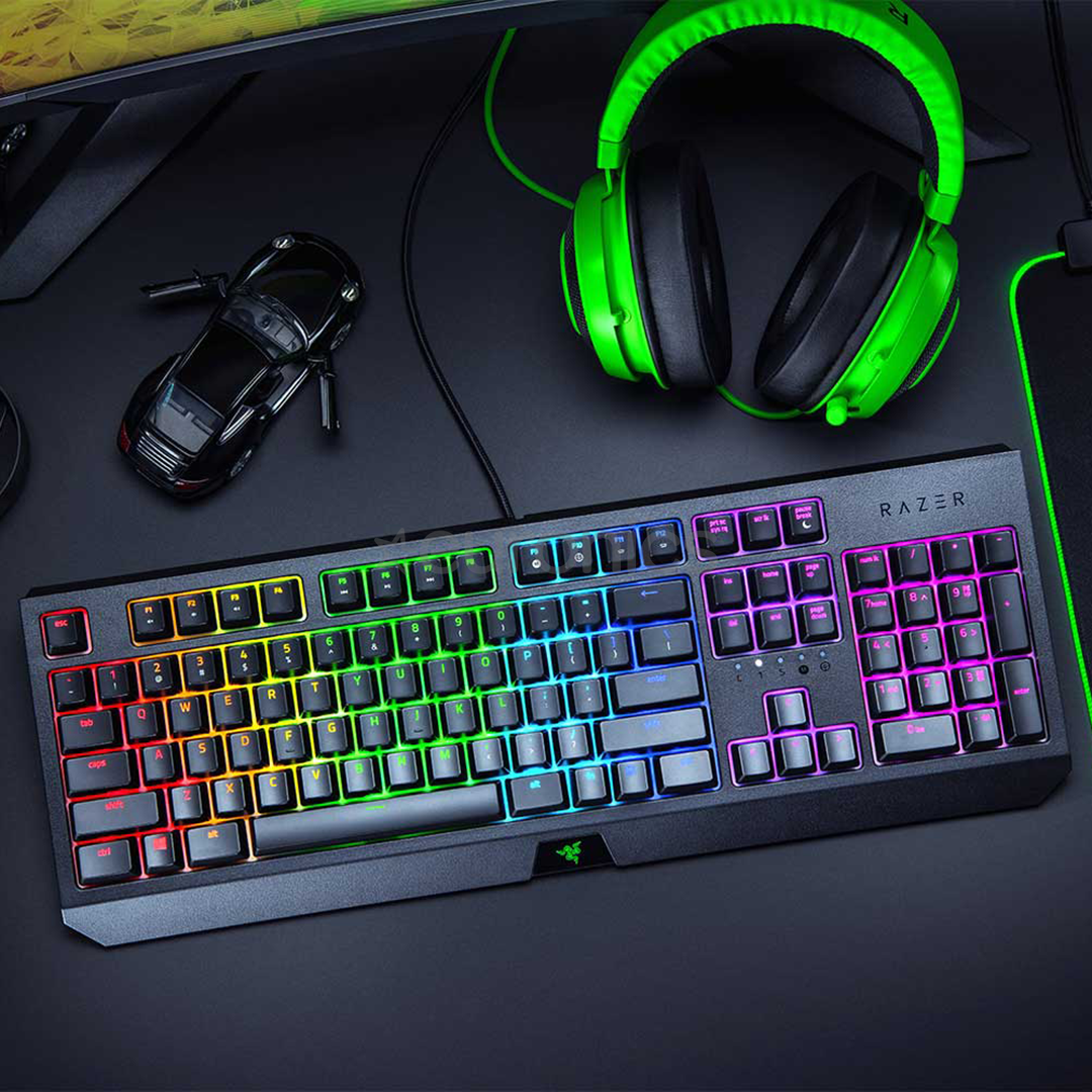 Klaviatuur Razer BlackWidow Green Switch (RUS)