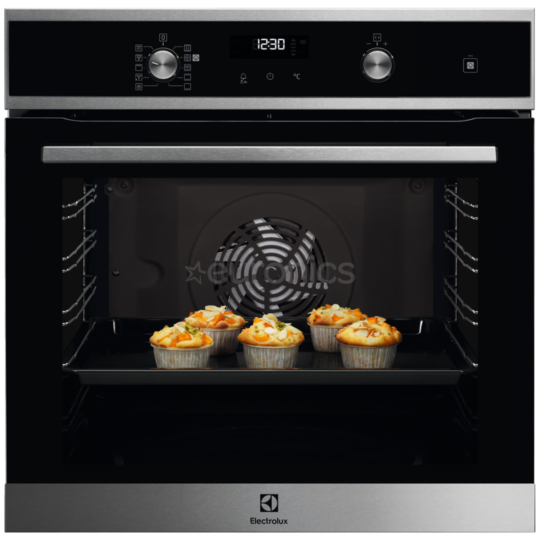 Electrolux SteamBake 600, katalüütiline puhastus, 72 L, roostevaba teras - Integreeritav ahi