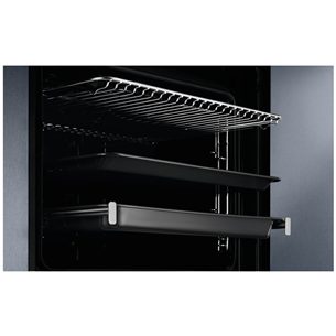 Electrolux, pyrolytic cleaning, 72 L, black - Built-in oven