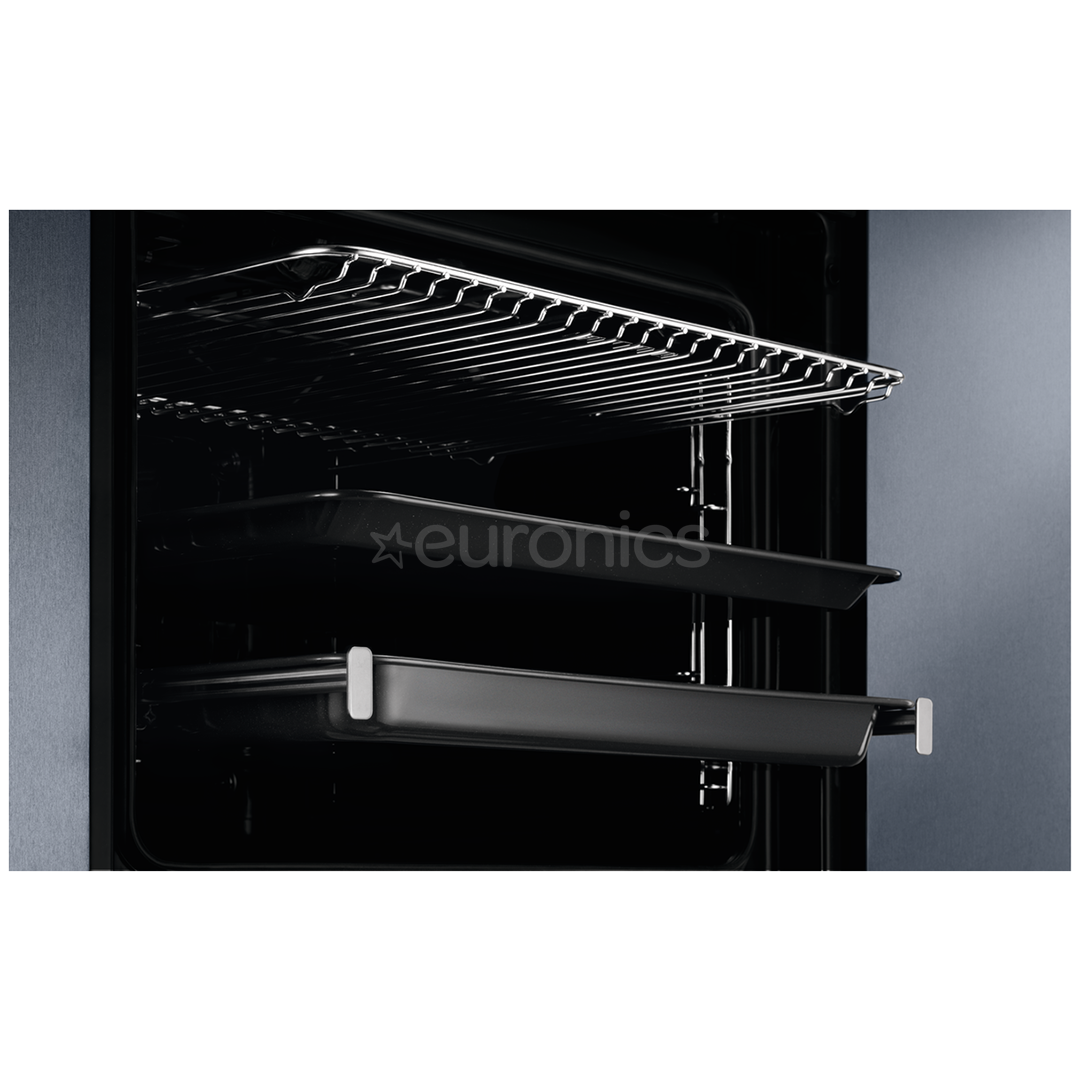 Electrolux, 72 л, пиролитическая очистка, черный - Интегрируемый духовой шкаф