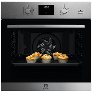 Electrolux SteamBake 600, 72 L, roostevaba teras - Integreeritav ahi