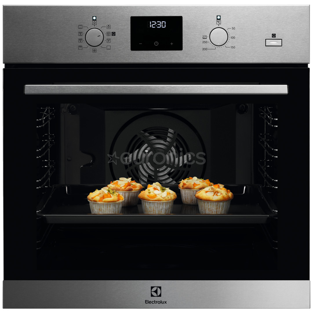 Electrolux SteamBake 600, 72 L, roostevaba teras - Integreeritav ahi