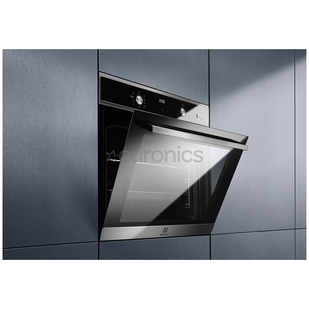 Electrolux SteamBake 600, 72 L, roostevaba teras - Integreeritav ahi