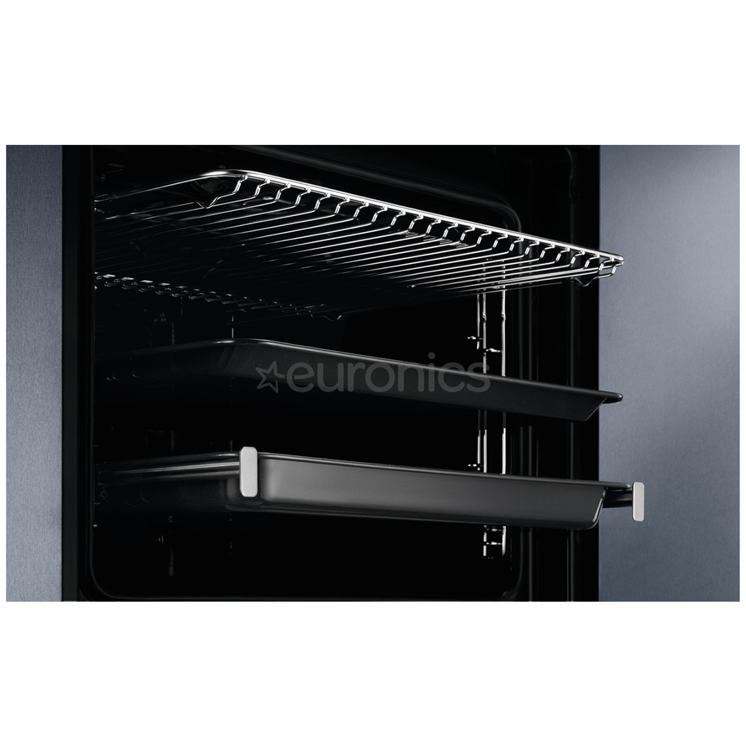 Electrolux SteamBake 600, каталитическая очистка, 72 л, черный - Интегрируемый духовой шкаф
