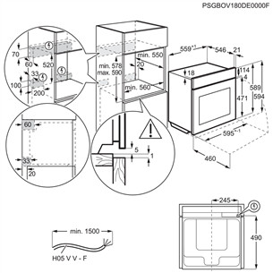 Built-in steam oven Electrolux
