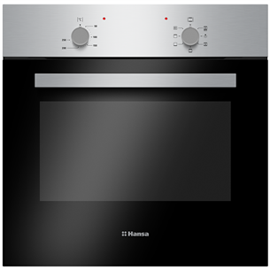 Hansa, 62 L, black/inox - Built-in oven