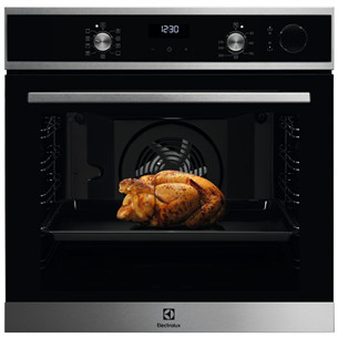 Electrolux SteamCrisp 700, AquaClean, 72 L, roostevaba teras - Integreeritav ahi