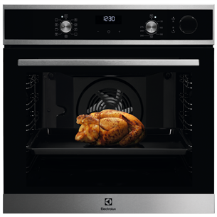 Electrolux SteamCrisp 700, AquaClean, 72 L, inox - Built-in Oven