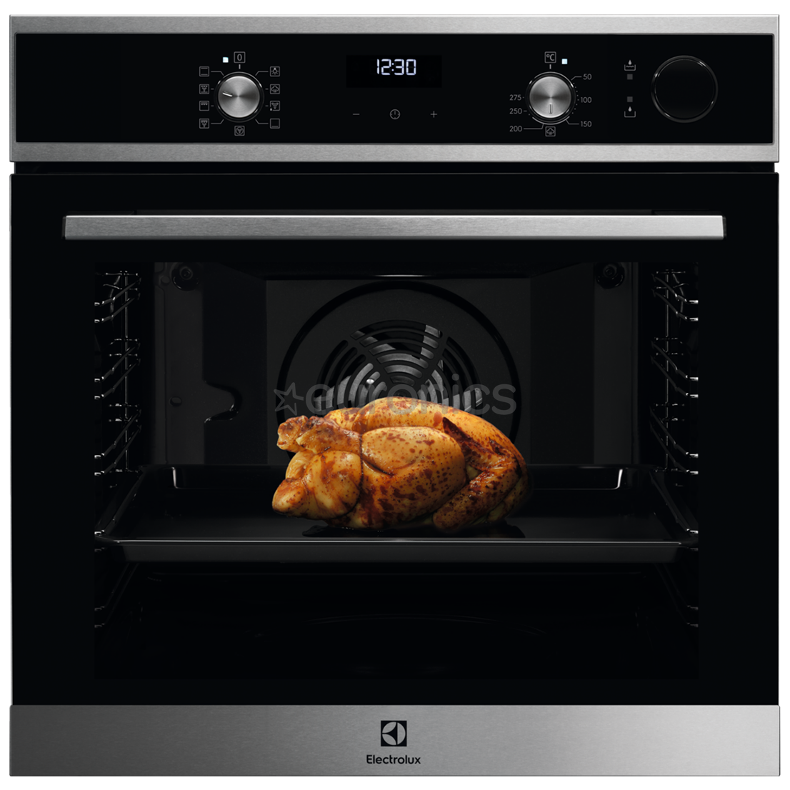 Electrolux SteamCrisp 700, AquaClean, 72 L, roostevaba teras - Integreeritav ahi