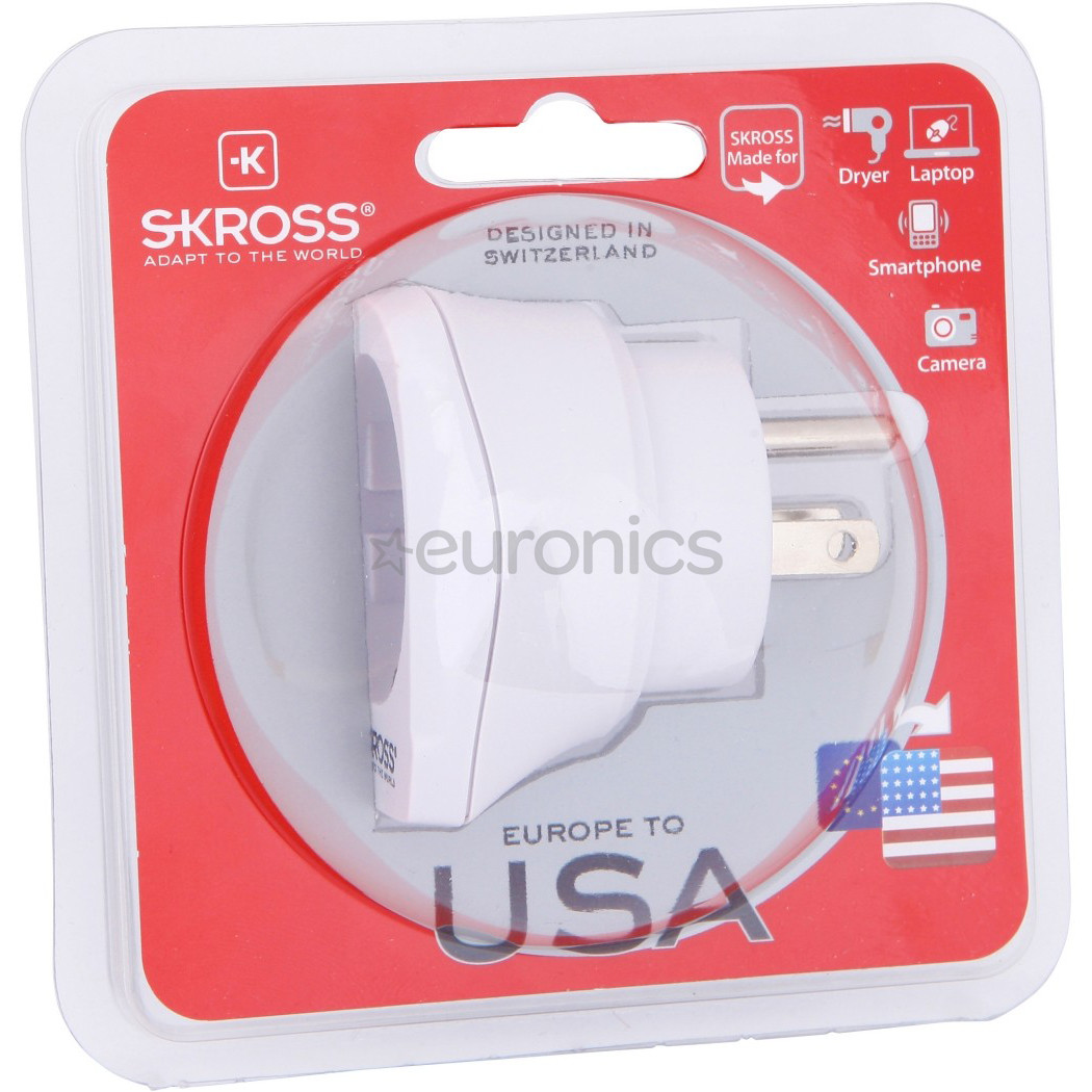 Reisiadapter EUR -- USA Skross