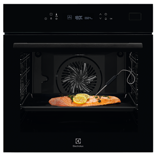 Electrolux SteamBoost 800, 70 л, черный - Интегрируемый паровой духовой шкаф