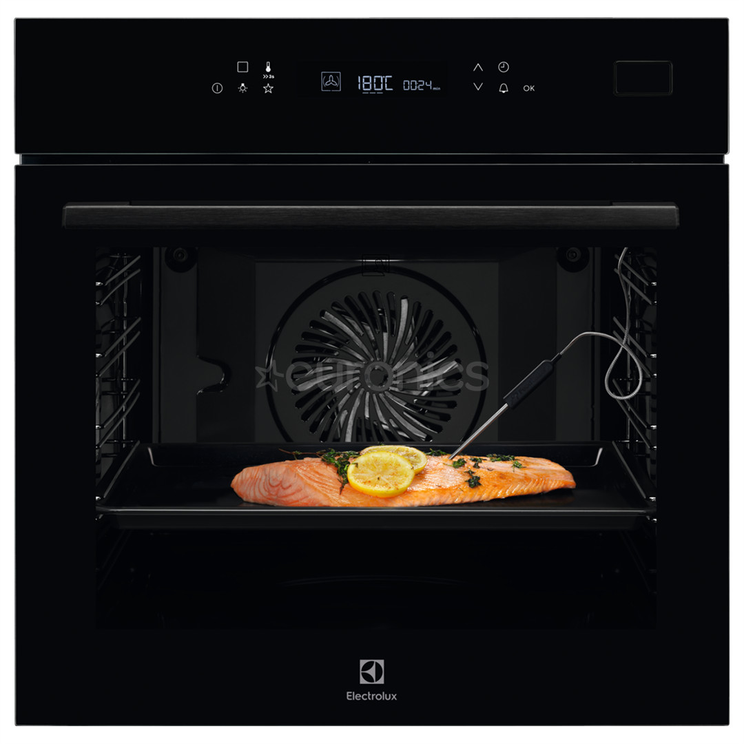 Electrolux SteamBoost 800, 70 L, must - Integreeritav auruahi