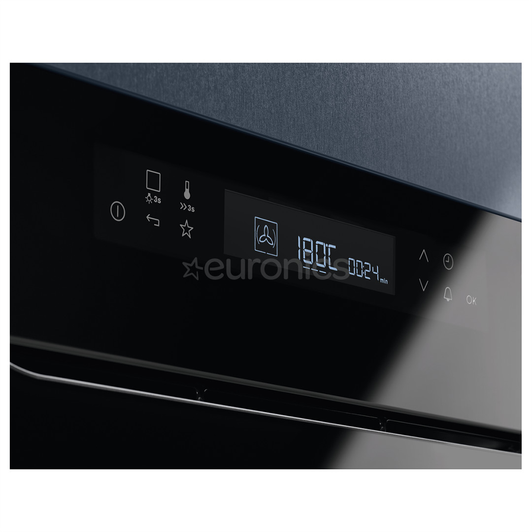Electrolux SteamBoost 800, 70 L, must - Integreeritav auruahi