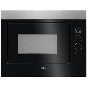 AEG, 26 L, 900 W, must/roostevaba teras - Integreeritav mikrolaineahi