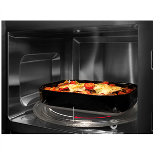 AEG, 26 L, 900 W, black/inox - Built-in Microwave Oven