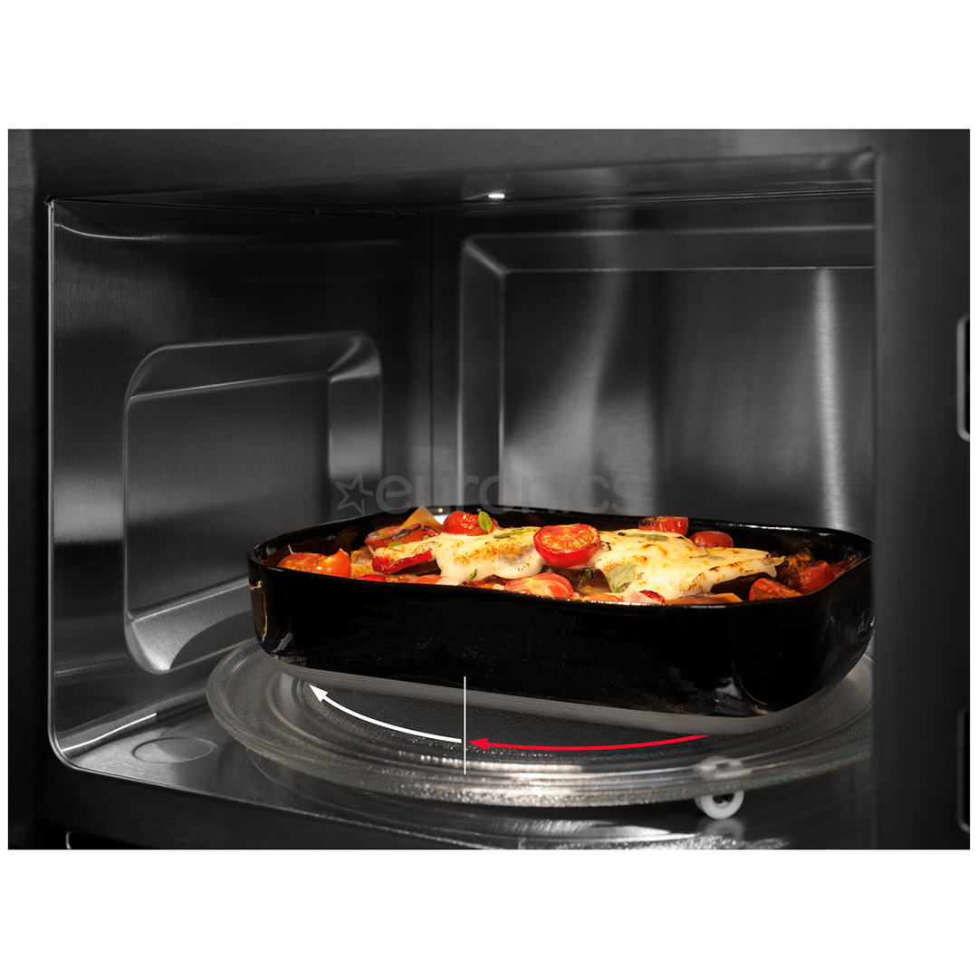 AEG, 26 L, 900 W, must/roostevaba teras - Integreeritav mikrolaineahi