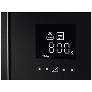 AEG, 26 L, 900 W, must/roostevaba teras - Integreeritav mikrolaineahi