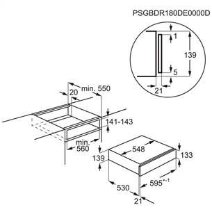 Integreeritav soojendussahtel Electrolux