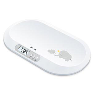 Beurer, up to 20 kg, white - Baby scale BY90