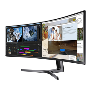 49" curved UltraWide QLED monitor Samsung