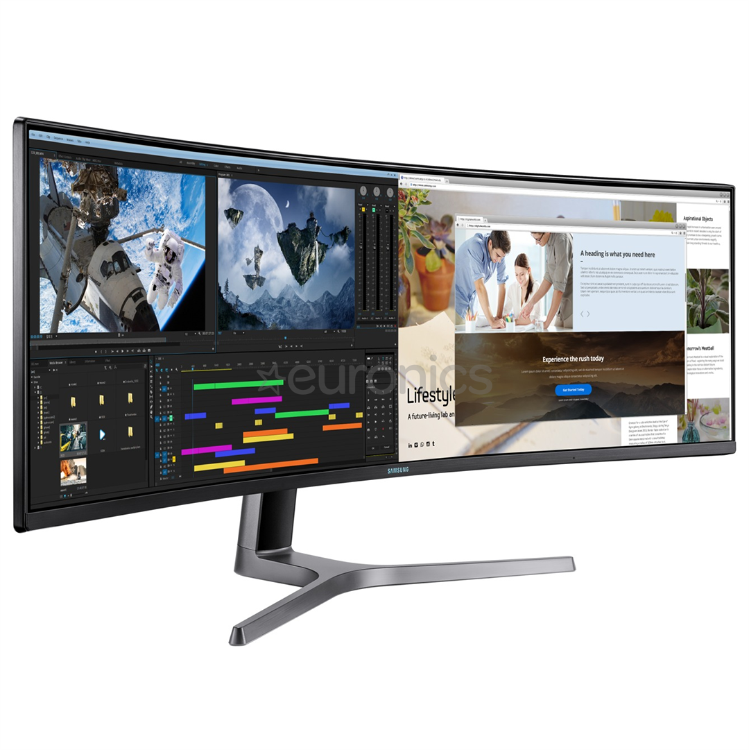 49" изогнутый UltraWide QLED-монитор Samsung