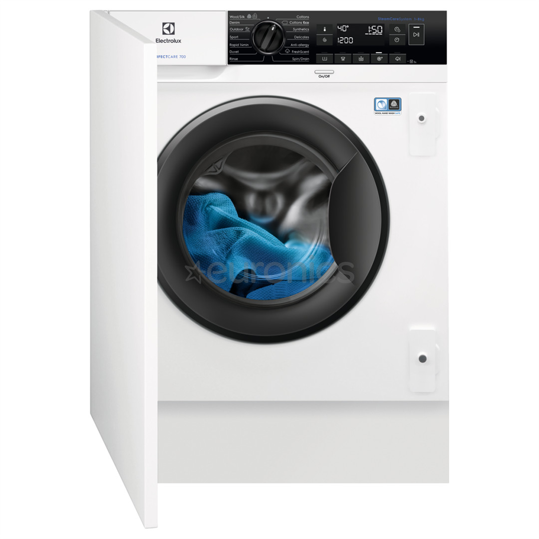 Electrolux, 8 kg, sügavus 54 cm, 1400 p/min - Integreeritav pesumasin