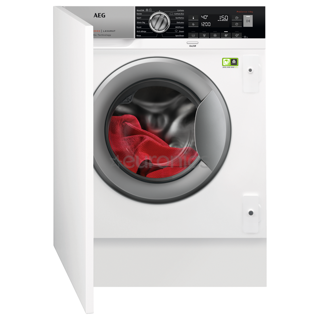 Built In Washing Machine Aeg 8 Kg L8fbe48si Euronics