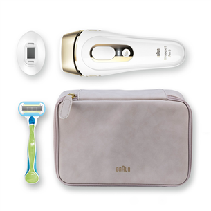 Braun Silk-expert Pro 5, Venus Extra Smooth, pouch, white/gold - IPL Hair Removal