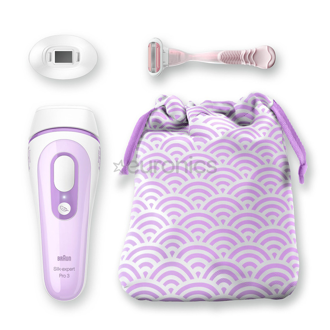 Fotoepilaator Braun Silk-expert Pro 3 + Venus Divine Sensitive + Kosmeetikakott