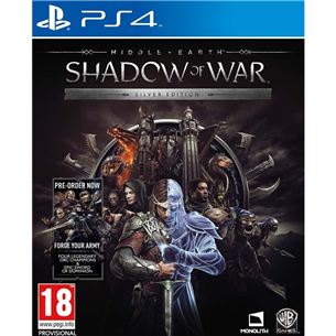 PS4 mäng Middle Earth: Shadow of War Silver Edition