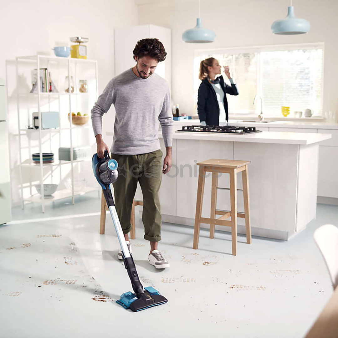 Philips SpeedPro Aqua, light blue - Cordless Stick Vacuum Cleaner