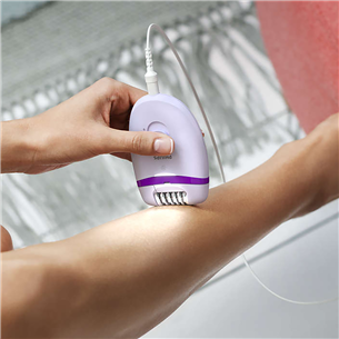 Philips Satinelle Essential, white/purple - Epilator