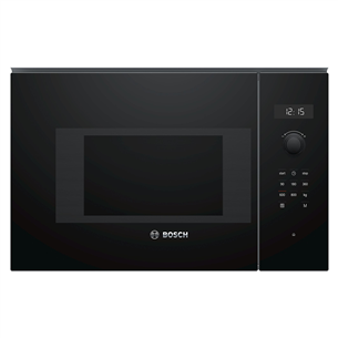 Bosch, 20 L, 800 W, black - Built-in Microwave Oven BFL524MB0