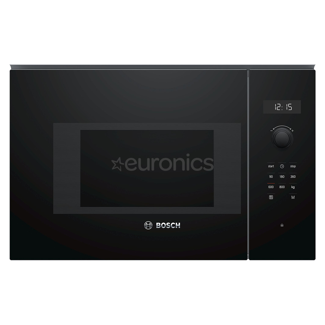 Bosch, 20 L, 800 W, black - Built-in Microwave Oven
