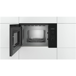 Bosch, 20 L, 800 W, black - Built-in Microwave Oven