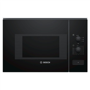 Bosch Serie 4, 20 L, 800 W, black - Built-in Microwave Oven BFL520MB0