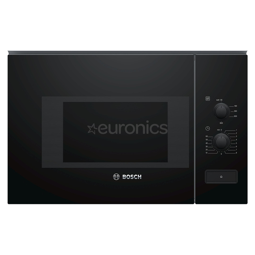 Bosch seeria 4, 20 L, 800 W, must - Integreeritav mikrolaineahi