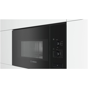 Bosch seeria 4, 20 L, 800 W, must - Integreeritav mikrolaineahi