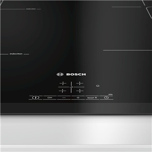 Bosch Serie  4, ширина 59,2 см, без рамы, черный - Интегрируемая индукционная варочная панель